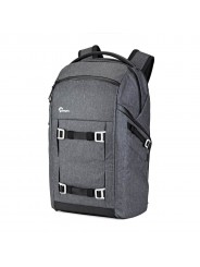 FreeLine BP 350 AW Grey Lowepro - Das QuickShelf™-Trennsystem lässt sich zu einem 3-stöckigen Regal öffnen oder flach zusammenkl