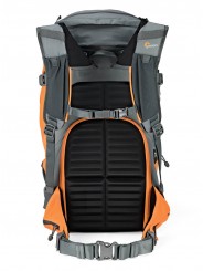 Powder BP 500 AW Grey/Orange Lowepro - 
Fits Standard DSLR and Pro Mirrorless cameras and lenses
Secure, body-side access
50% of