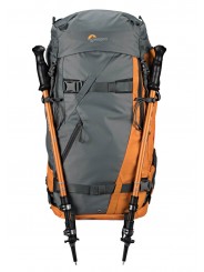 Lowepro Plecak Powder BP 500 AW Grey/Orange Lowepro - Passend für Standard DSLR und Pro Mirrorless Kameras und Objektive Sichere