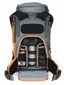 Lowepro Plecak Powder BP 500 AW Grey/Orange Lowepro - Passend für Standard DSLR und Pro Mirrorless Kameras und Objektive Sichere