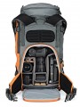 Lowepro Plecak Powder BP 500 AW Grey/Orange Lowepro - Passend für Standard DSLR und Pro Mirrorless Kameras und Objektive Sichere