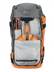 Lowepro Plecak Powder BP 500 AW Grey/Orange Lowepro - Passend für Standard DSLR und Pro Mirrorless Kameras und Objektive Sichere