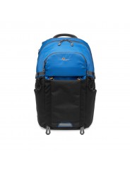 Photo Active BP 300 AW Blue/Black Lowepro - 
QuickShelf™ divider system opens into 3-tier shelf or folds flat
Dual side access p