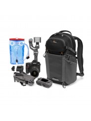 Photo Active BP 200 AW - Black/Dark Grey Lowepro - 
QuickShelf™ divider system opens into 3-tier shelf or folds flat
Dual side a