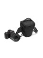 Advanced Holster S III Manfrotto - 
Holds a Pro mirrorless camera with medium sized lens attached
Top opening holster bag for ea