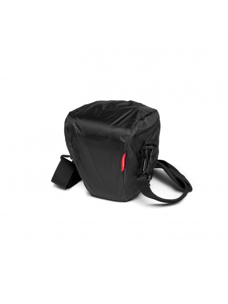 Advanced Holster S III Manfrotto - 
Holds a Pro mirrorless camera with medium sized lens attached
Top opening holster bag for ea