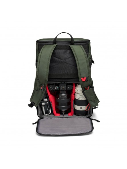 Street Slim Camera Backpack Manfrotto - 
Perfect for Cameras with kit lens, 2 extra lenses + accessories
Interchangeable gear ac
