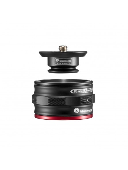 MOVE Quick release system Manfrotto - 
Simply drop in to lock the system and enjoy 360° freedom
X LOCK system to ensure maximum 