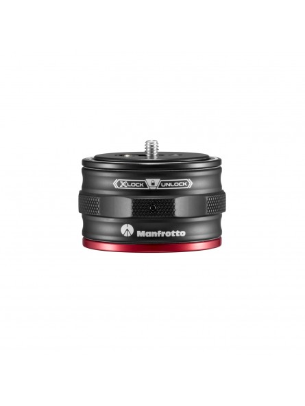 MOVE Quick release system - Base Manfrotto - 
360°QR base that moves freely in any direction
X LOCK system to ensure maximum rig