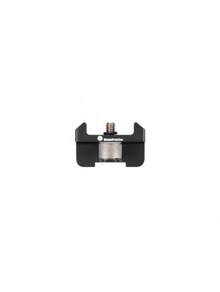 Gimboom accessory connector Manfrotto - 
Perfect for on-the-go shoots, easy to set when gimbal is mounted
Fully anodised and CNC