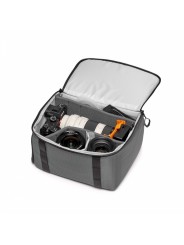 GearUp PRO camera box XL II Lowepro - 
Fits CSC/DSLR with grip, 70-200/2.8 attached &amp; 2 extra lenses
Made of 50% recycled fa