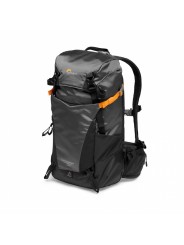 PhotoSport BP 15L AW III GY Lowepro - Passend für Crop-Sensor CSC mit angesetztem Objektiv plus 1-2 kleine Objektive Extra leich