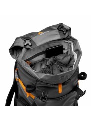 PhotoSport BP 15L AW III GY Lowepro - Passend für Crop-Sensor CSC mit angesetztem Objektiv plus 1-2 kleine Objektive Extra leich