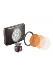 LUMIMUSE - 8 LED lamp Manfrotto - 
8 bright LED lights provide you with high colour rendition
Ultra-portable size means lets you