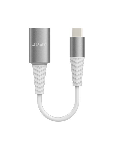 Adapter USB-C - USB-A 3.0 Joby - Entwickelt für Ersteller von Inhalten, die unterwegs sind Stilvolles und strapazierfähiges Alum