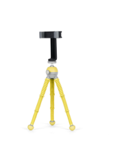 PodZilla Flexible Tripod Medium Kit Yellow Joby - Flexible tripods available in a range of colors that are perfect for on-the-go