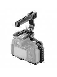 Panasonic LUMIX S5II / S5IIX Cage 8Sinn - - 1/4" Befestigungspunkte- 3/8" Befestigungspunkte mit Arri-Aufnahmebolzen- M4