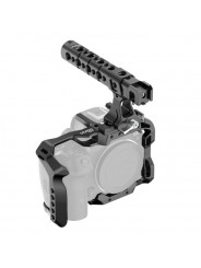 CANON EOS R7 Cage 8Sinn - - 1/4” mounting points- M4 mounting points- strap holders- cold shoe mount- lightweight build- aluminu