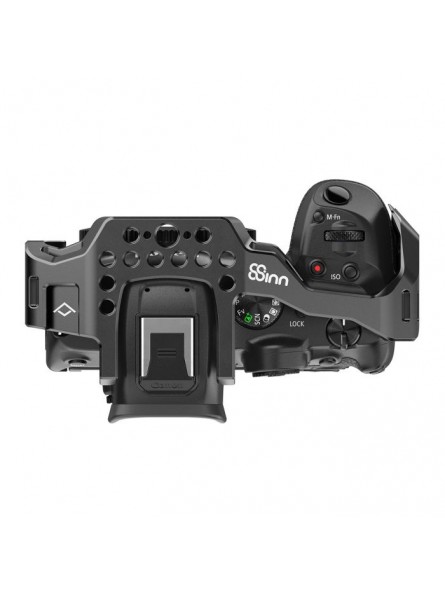 CANON EOS R7 Cage 8Sinn - - 1/4” mounting points- M4 mounting points- strap holders- cold shoe mount- lightweight build- aluminu