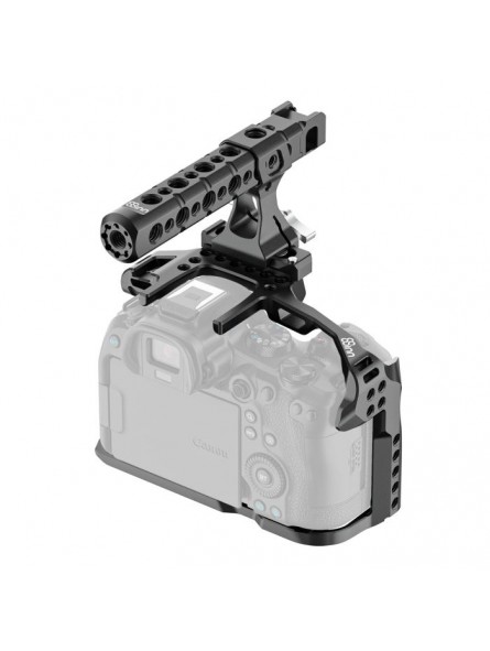 Canon EOS R/R5/R6/R6M II Cage 8Sinn - - 1/4" Befestigungspunkte- M4 Befestigungspunkte- Riemenhalter- Kaltschuhbefestigung-