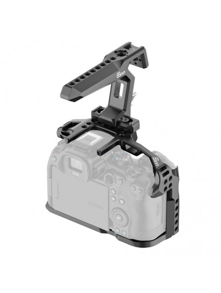 Canon EOS R/R5/R6/R6M II Cage 8Sinn - - 1/4" Befestigungspunkte- M4 Befestigungspunkte- Riemenhalter- Kaltschuhbefestigung-