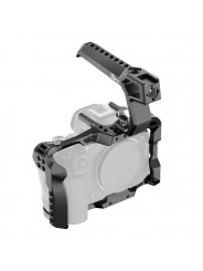 Canon EOS R/R5/R6/R6M II Cage 8Sinn - - 1/4" Befestigungspunkte- M4 Befestigungspunkte- Riemenhalter- Kaltschuhbefestigung-