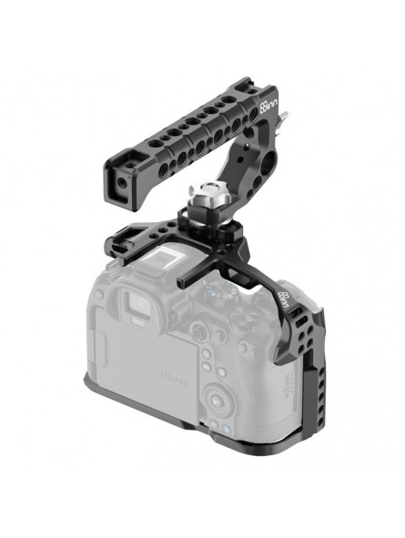Canon EOS R/R5/R6/R6M II Cage 8Sinn - - 1/4" Befestigungspunkte- M4 Befestigungspunkte- Riemenhalter- Kaltschuhbefestigung-
