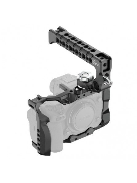 FUJIFILM X-H2 / X-H2S Cage 8Sinn - - 1/4" Befestigungspunkte- M4 Befestigungspunkte- Riemenhalter- Kaltschuhbefestigung-