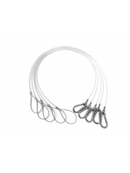 Sicherheitsdraht-Set Udengo - 
5x Sicherheitskabel (2mm) in der Länge Ihrer Wahl
Zuverlässiger Schutz für Ihre wertvolle