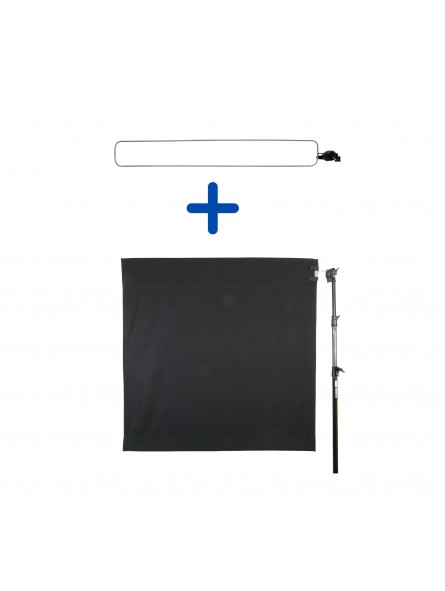 Solid Black Wag Flag Udengo -  3