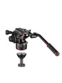 B-Stock Twin Carbon set with head 608 - lower spread Manfrotto - 
Fluid video head with continuous counterbalance system (0-8 Kg
