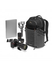 B-Stock Photo Active BP 300 AW -Black/Dark Grey Lowepro - 
QuickShelf™ divider system opens into 3-tier shelf or folds flat
Dual