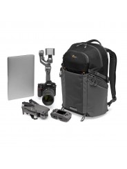 B-Stock Photo Active BP 300 AW -Black/Dark Grey Lowepro - 
QuickShelf™ divider system opens into 3-tier shelf or folds flat
Dual