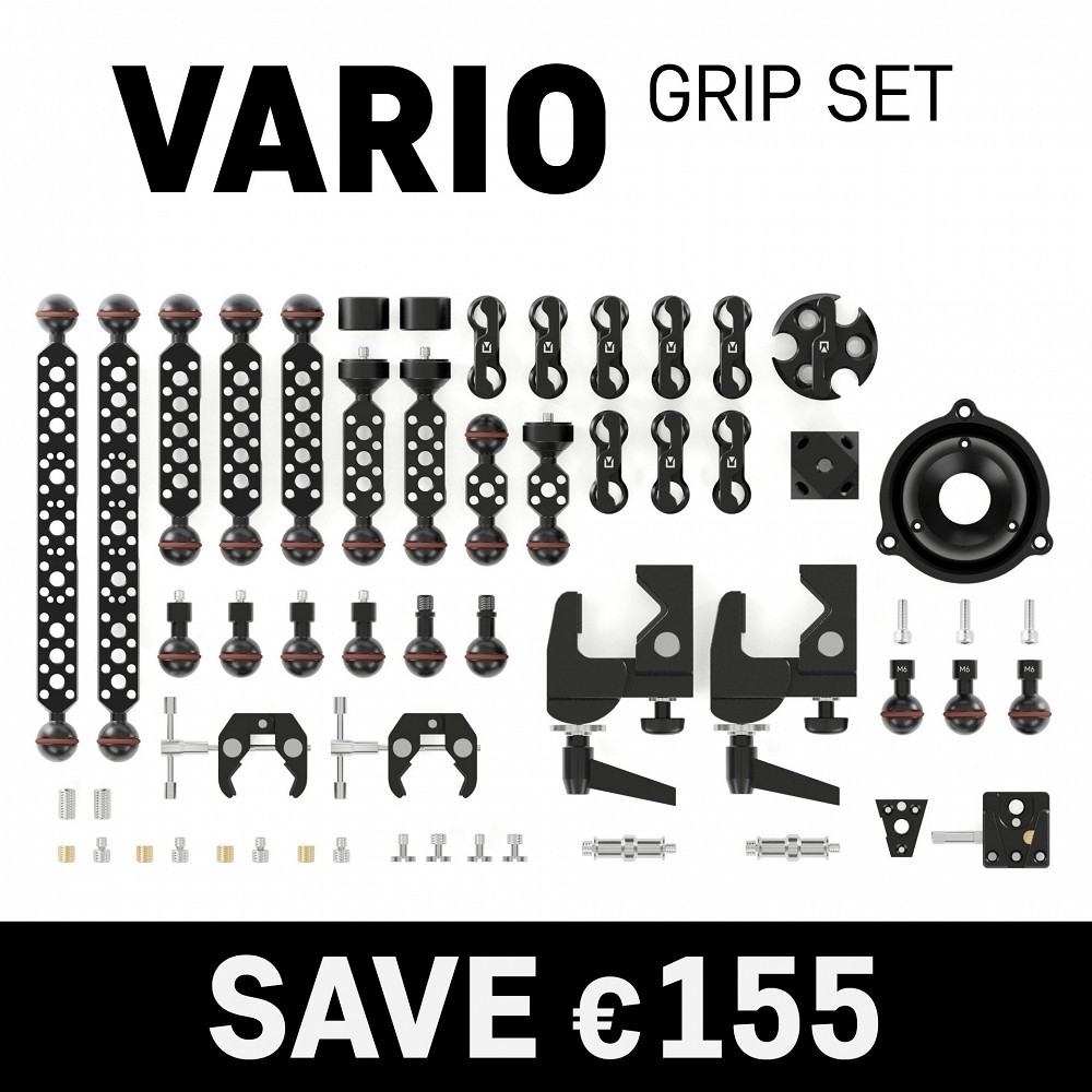 Vario Grip Set Slidekamera - Mehrzweck-Griff-Set. Es ist wie LEGO für große Jungs.Video: https://vimeo.com/259310267 1