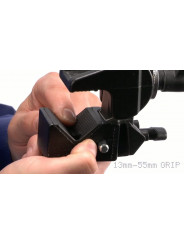 Super Clamp™ T-Knopf Schwarz, 13 mm–55 mm/0,51 bis 2,17 Zoll Avenger - Super Clamp™ Backen funktionieren bei Durchmessern von 13