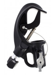 Schnellspannklemme Junior mit 28 mm Buchse Avenger - 
Tragfähigkeit: 100kg
Rohrgröße 40-70mm
Geliefert mit gepolstertem