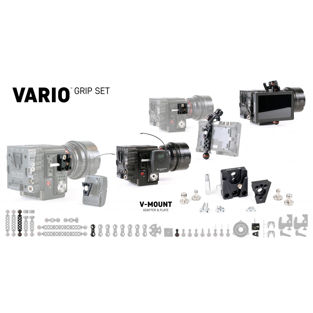 Vario Grip Set Slidekamera - Mehrzweck-Griff-Set. Es ist wie LEGO für große Jungs.Video: https://vimeo.com/259310267 7