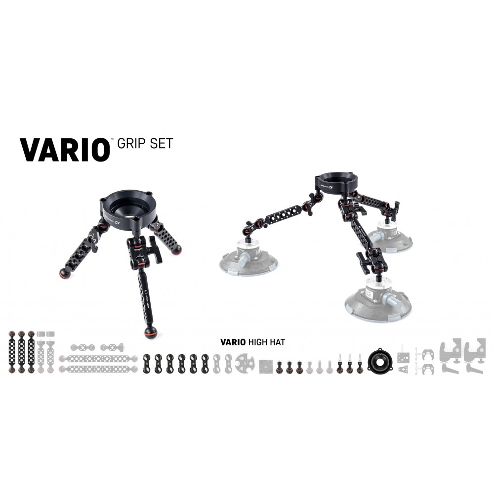 Vario Grip Set Slidekamera - Mehrzweck-Griff-Set. Es ist wie LEGO für große Jungs.Video: https://vimeo.com/259310267 9