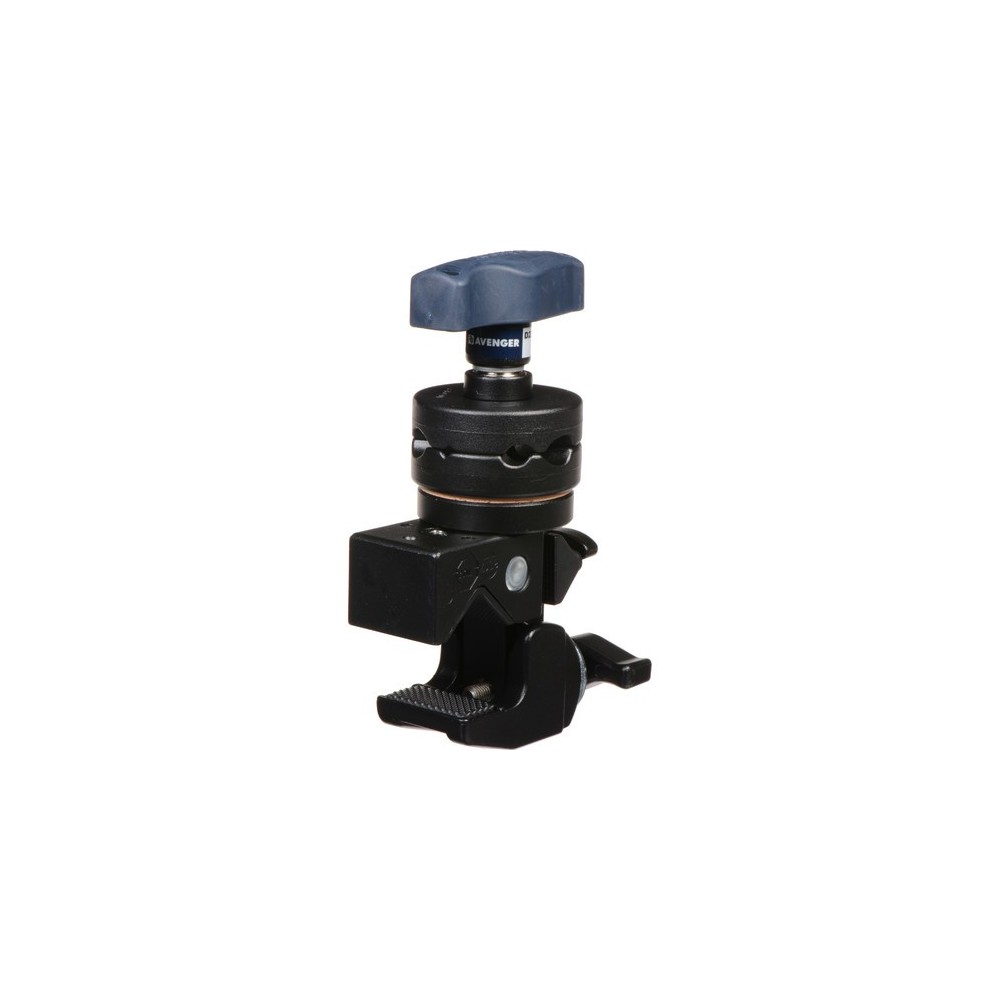 Super Clamp Grip Head Avenger - Black Aluminum Alloy Construction
5/8" Stud
Integrated Super Clamp
Supplied with T-Top.
 2