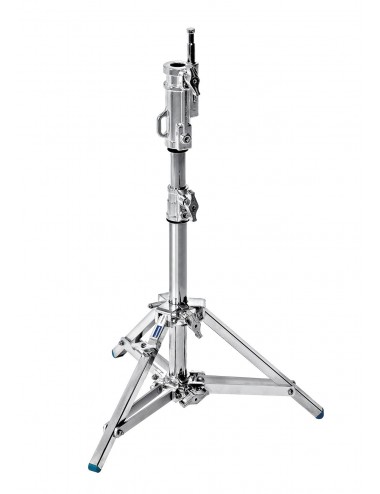Combo Stand 10 Steel Avenger - Load capacity: 30kg
1 levelling leg
Chrome Plated Steel Stand 
Supplied with T-Top
Max height: 10