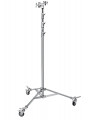 Overhead Stand 58 Steel with Braked Wheels Avenger - 
Stand with 4 sections and 3 risers
Chrome plated steel stand
Load capacity