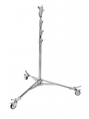 Roller Stand 42 with Low Base Avenger - 
Low base for extra stability
Load capacity: 40kg
Braking wheels
Three Risers
5/8" Male,