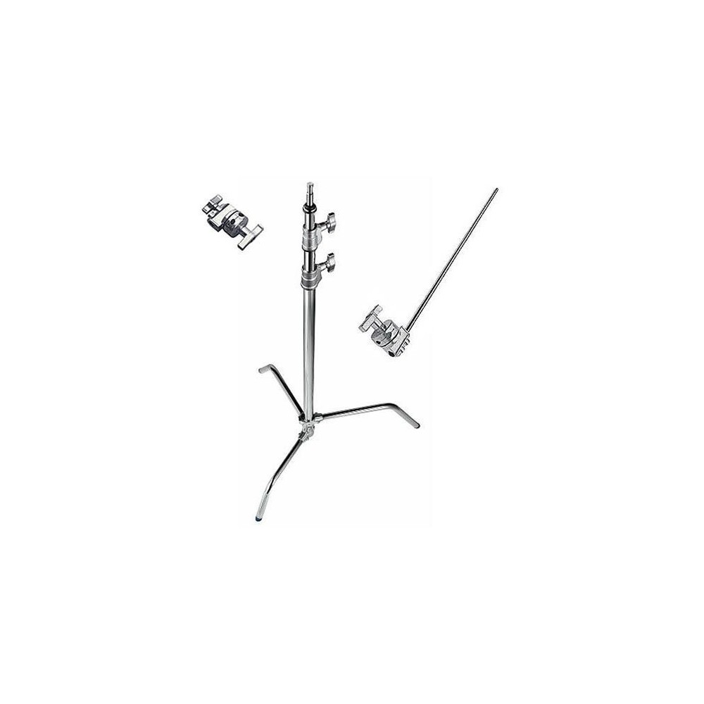C-Stand Fixed Base 40'' 3.3m/10.8' Kit Avenger - 
40'' Fixed base C-Stand Kit, w/ C-Stand in chrome steel
Complete w/A2030F C-St
