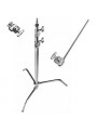 C-Stand Fixed Base 40'' 3.3m/10.8' Kit Avenger - 
40'' Fixed base C-Stand Kit, w/ C-Stand in chrome steel
Complete w/A2030F C-St