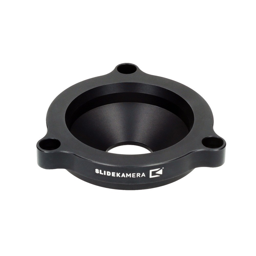 Bowl Head Adapter 75mm Slidekamera - Farbe: schwarz Material: harteloxiertes Aluminium 2