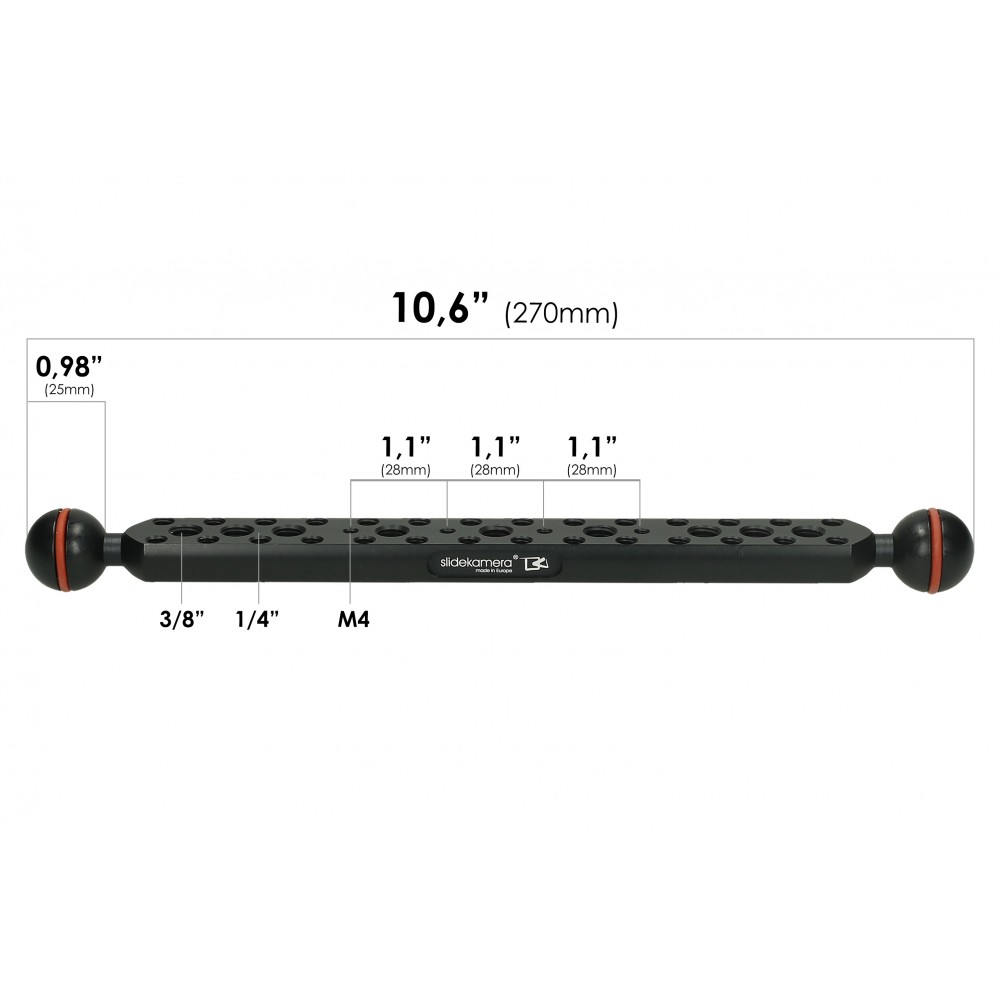 VARIO - Langer Auslegerarm 10,6" Slidekamera - 
 1