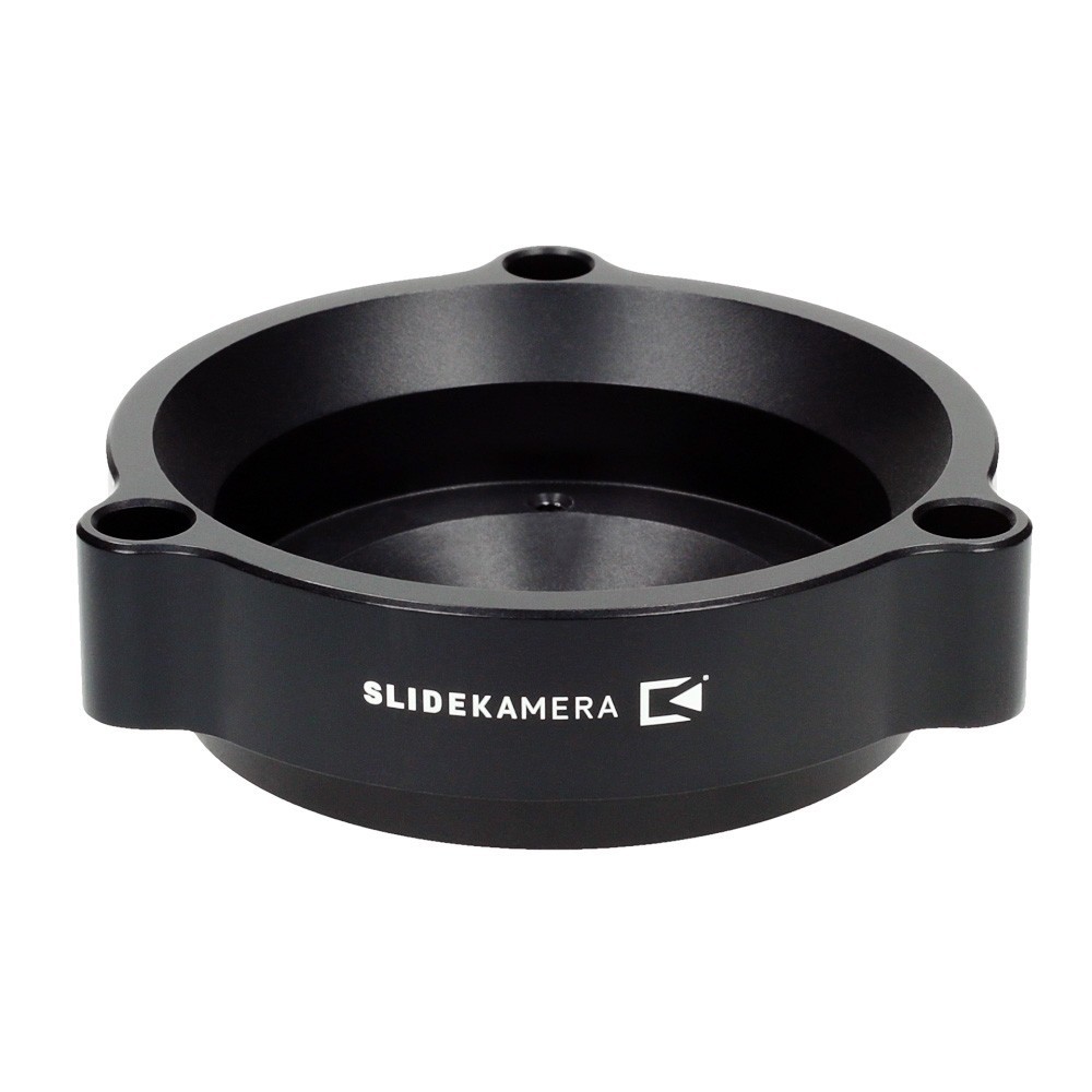 Schüsselkopfadapter 100mm Slidekamera - Farbe: schwarzMaterial: hart eloxiertes Aluminium 2