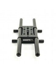 Shooto Rig - Universal Baseplate Slidekamera - Total rig length: 250 mm (9,8")Color: blackWeight: 0,56kgMaterial: hard anodized 