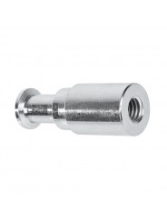 Innengewinde 3/8" auf Außengewinde 5/8" Bolzenadapter Manfrotto - 50mm lang
3/8'' am unteren Ende
5/8"-Bolzen am oberen