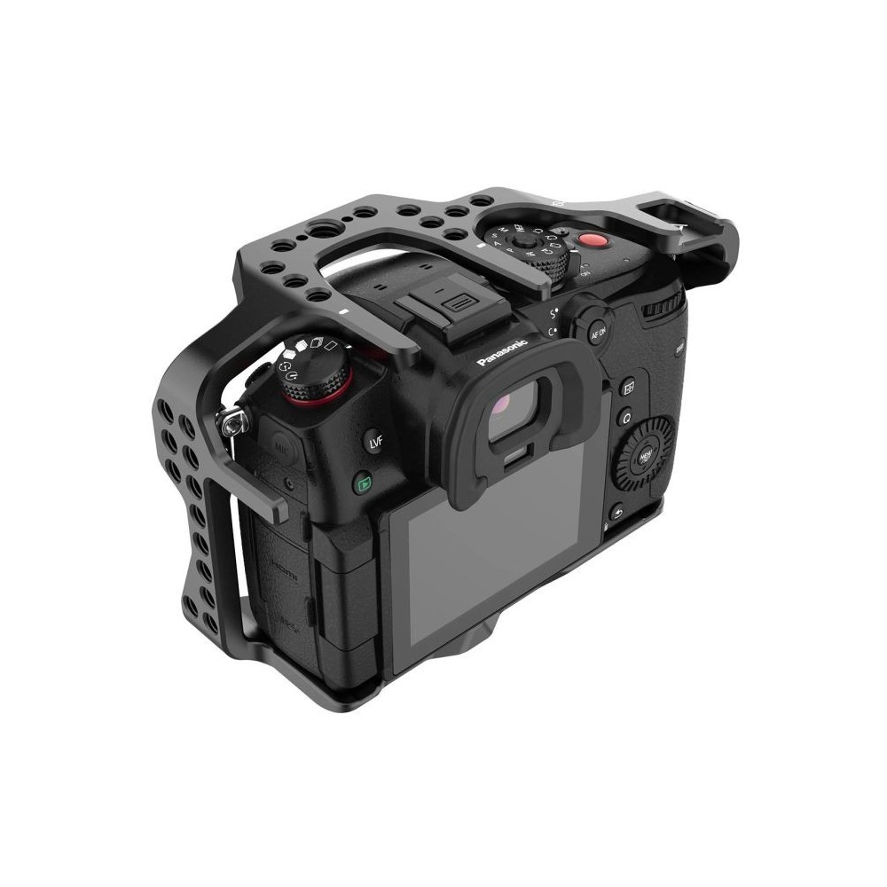 Panasonic GH5 / GH5M2 /GH5s Cage V2 8Sinn - - 1/4 "Befestigungspunkte - Eine Befestigungsschraube (unten) - Kaltschuhhalterung -